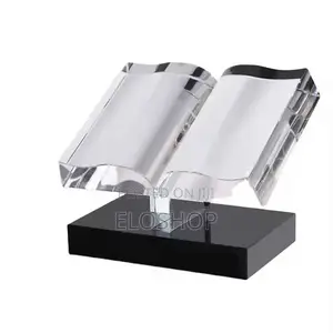 Crystal Book-Shaped Award