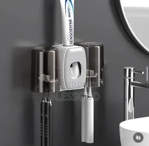 Toothbrush Holder and Paste Dispenser