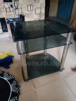 Glass Tv Shelf