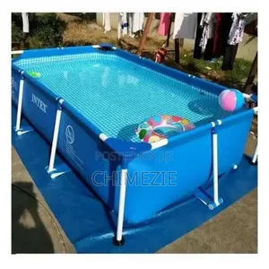 Small Metal Frame Swimming Pool 7ft X 4ft X 25cm