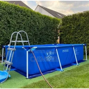 Above Ground 3m X 2m X 75cm Swimming Pool With Swim Ladder