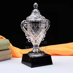 Large Crystal Trophy Cup
