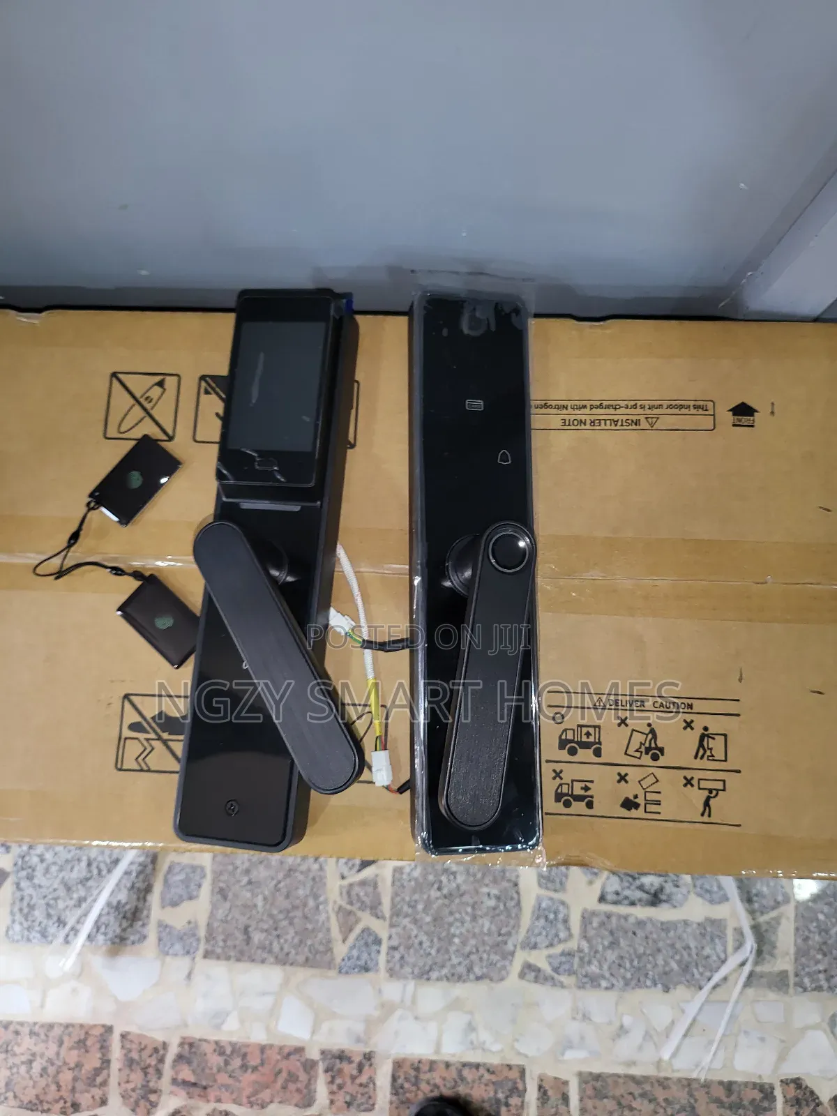 Semi Automatic Handle Tuya Lock With Camera