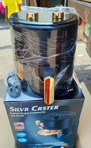 6.8l Silver Crest Manual Air Fryer , With 3 Plug
