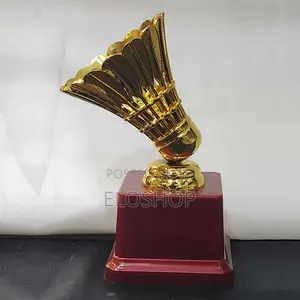 Gold Shuttlecock Trophy