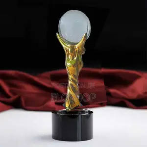 White Gold Globe Trophy