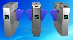 Card Reader Flap Barrier Gate Automatic Turnstile Gate
