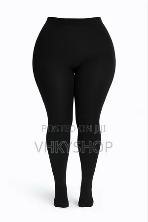 Plussize Fit Pantyhose, Black