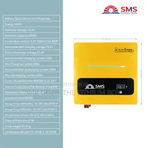 5kwh SMS Lithium Ion Battery Available in Stock. Best SMS Vendor