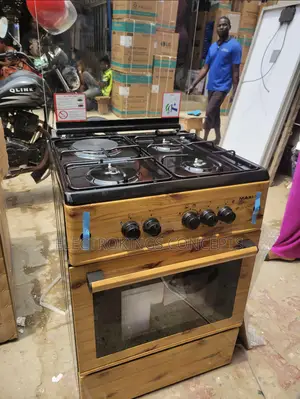 Maxi 60*60 3+1 Wood Finish Gas Cooker