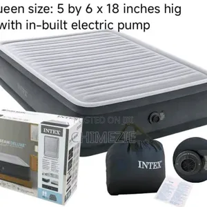 Inflatable 18inches 5 by 6 Queen Size Bed