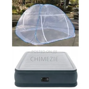 Durabeam 18inches Queen Size Air Mattress With Mosquito Tent