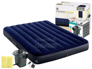 Inflatable Air Mattress With Electric Pump
