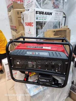 5.5kva Maxi Generator 100% Copper Coil Key Start Newest Design
