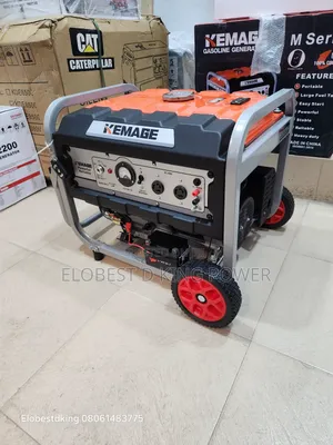 5.5kva Kemage Generator Set 100% Copper Coil With Remote Control