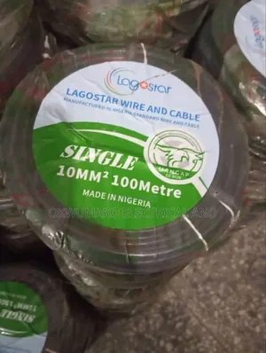 Nigeria Table Lagos Star Wire and Cable 4mm #77000. 6mm #115500 10mm