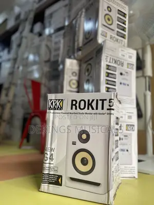 Krk Rokit 5 G4 Studio Monitor White Speaker
