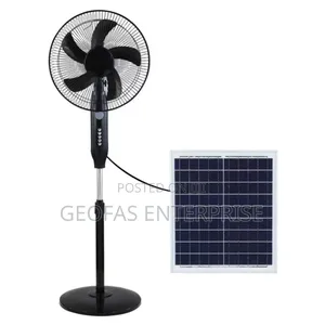 Uk Used 16" High Quality Voltage Solar Charge Fan With Panel
