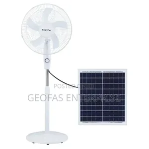 Uk Used 16" High Quality Solar Charge Fan With Panel