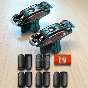 1 Pair Mobile Phone Game Trigger Pubg /Codm + 10 Pieces Wasp Feeler