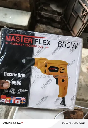 Master Flex Electric Drill, 650w, Model 7-6506.