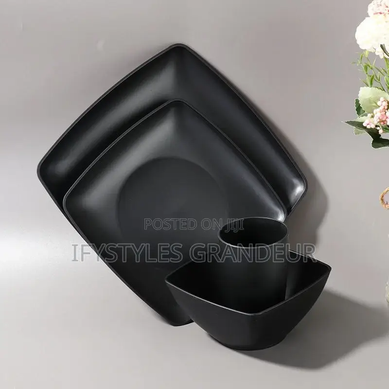 16pcs Quality Plastic Dinner Set