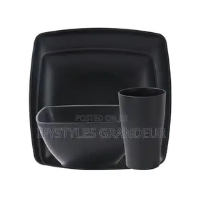 16pcs Quality Plastic Dinner Set