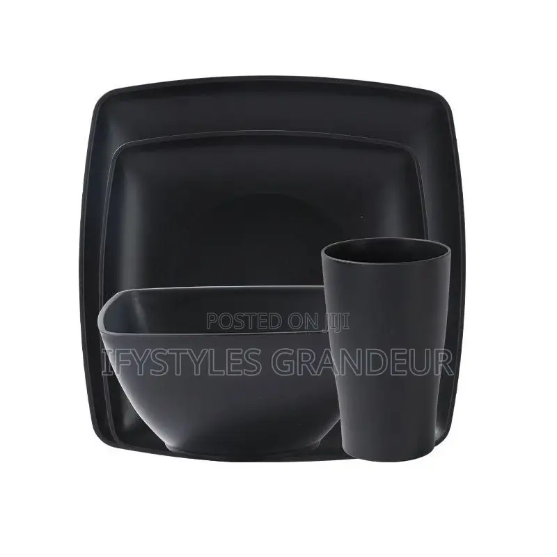 16pcs Quality Plastic Dinner Set