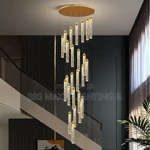 Luxury High Ceiling Staircase Chandelier