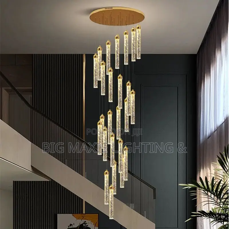 Luxury High Ceiling Staircase Chandelier