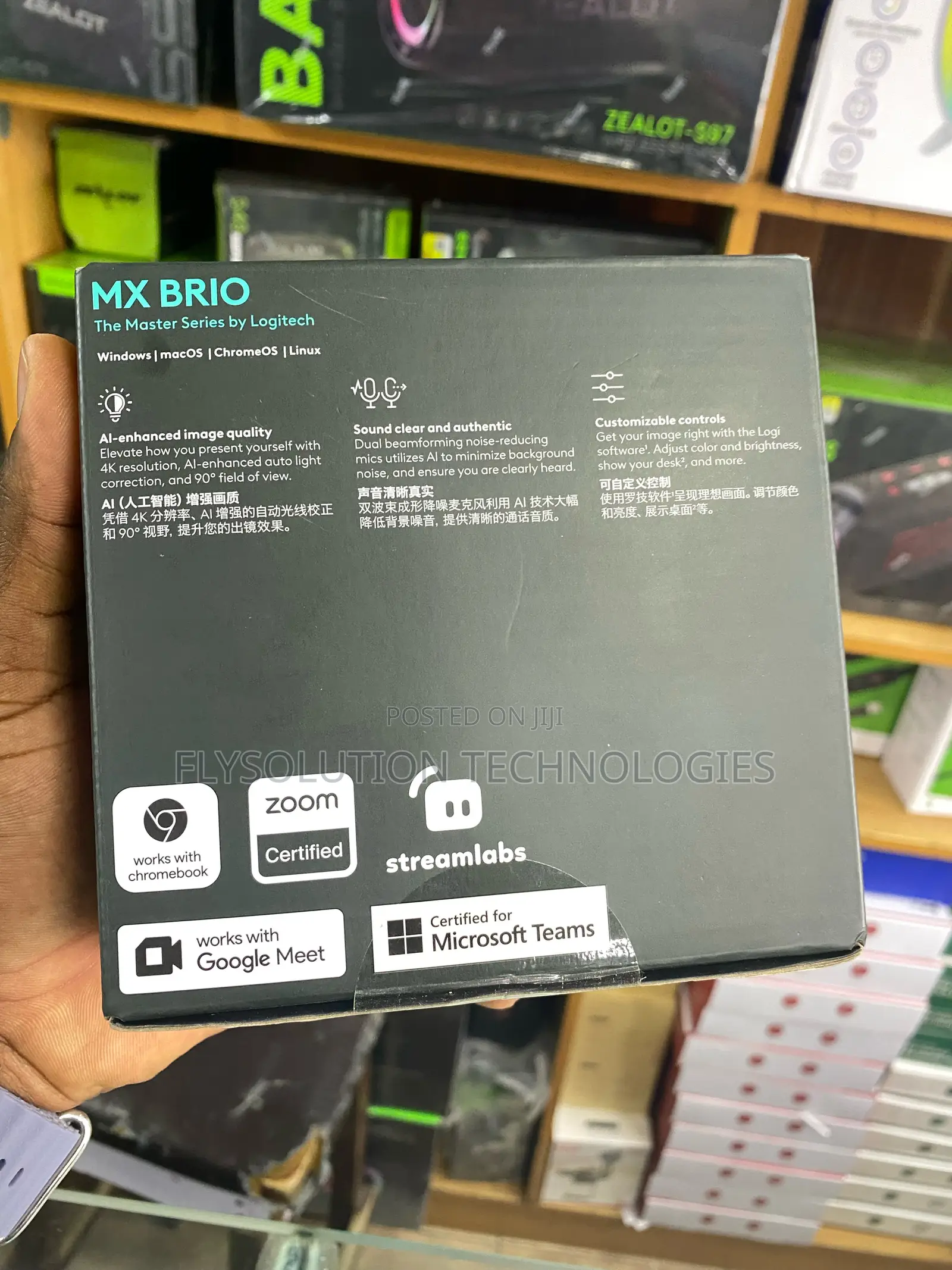 Logitech Mx Brio Ultra Hd Collaboration and Streaming Webcam