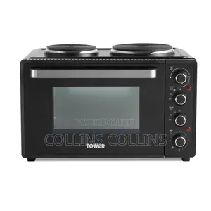 Tower 32l Mini Oven With Dual Hot Plates,