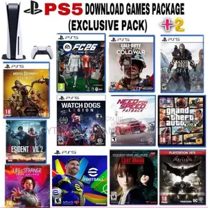 Fc26 With Other Games Available for Installation Ps 5 Consoles