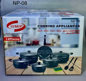 14 Pieces Nonstick Pot Sets With Frying Pan