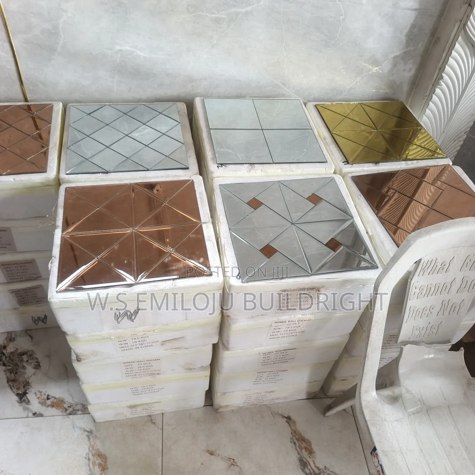 Mosaic Glass for Wall
