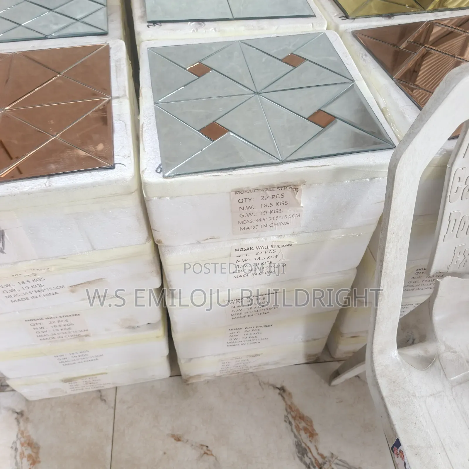 Mosaic Glass for Wall