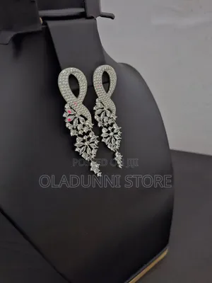 Bridal Silver Earring