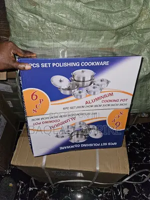 6pcs Aluminium Polishing Cookware Set