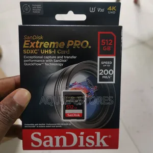 Sandisk Extreme Pro 512gb SDXC Uhs-I Memory Card