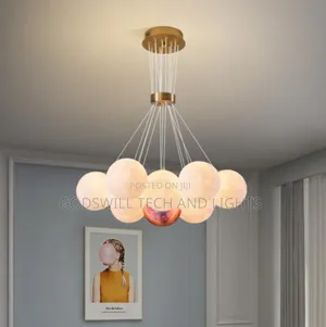 Moon Bubble Pendant Chandelier