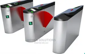 Stainless Steel Flap Barrier Gate With Access Control System