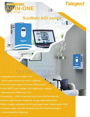 1.5kva With Inbuilt 2.5kw Lithium Battery & 40a Mppt Charge Controller