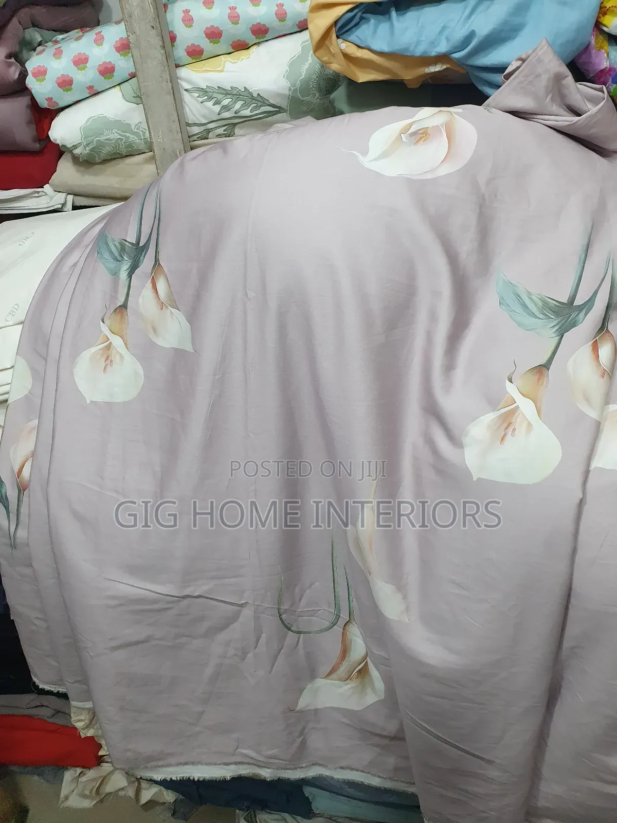 Flower Design Silk Bedsheets