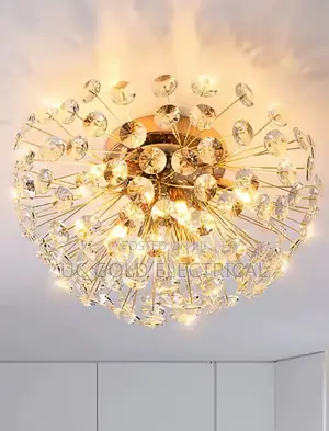 Light Luxury Dandelion Chandelier Led Living Room Ceiling Chandelier