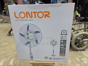 Lontor Rechargeable Fan 18"