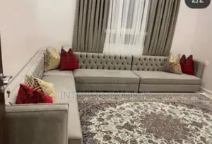 U-Shaped Fabric Sofa Can Be Made in Preferred Colors of Your Choice