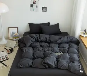 Black Big Brother Cotton Bedspread With Pillow Case