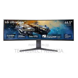 45gr65dc-B 45" Ultragear QHD 1440p 1ms 200hz Curved Gaming Monitor