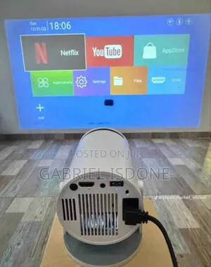 Smart Projector 8000 Lumens Outdoor Video Projector.