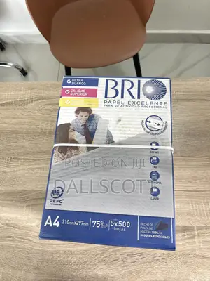 Brio A4 Multi-Purpose Paper – 500 Sheets, Perfect for Printing